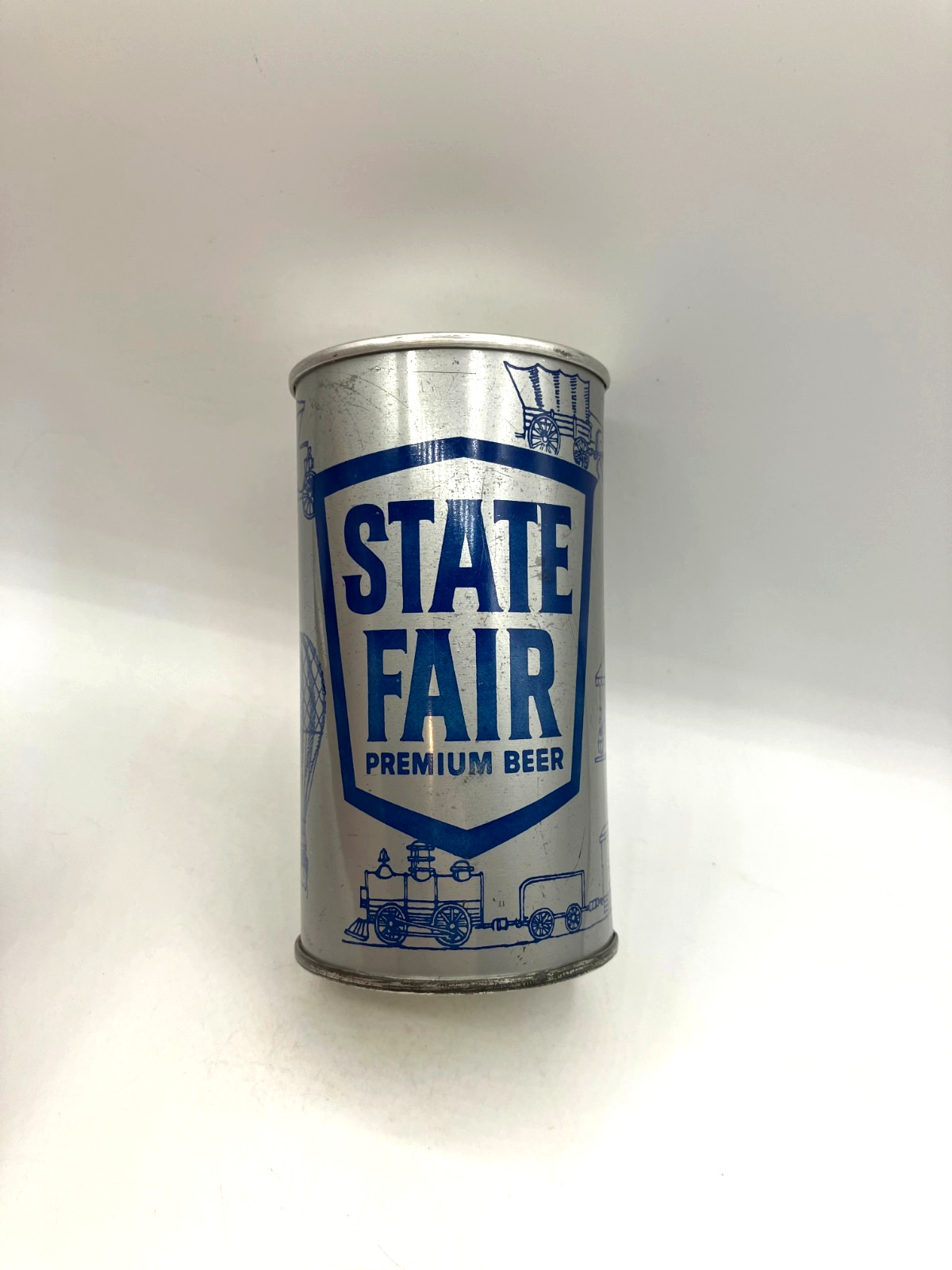 Sharp 12oz * STATE FAIR * BO'd SS ZIP Tab Beer Can Fuhrmann & Schmidt Shamokin