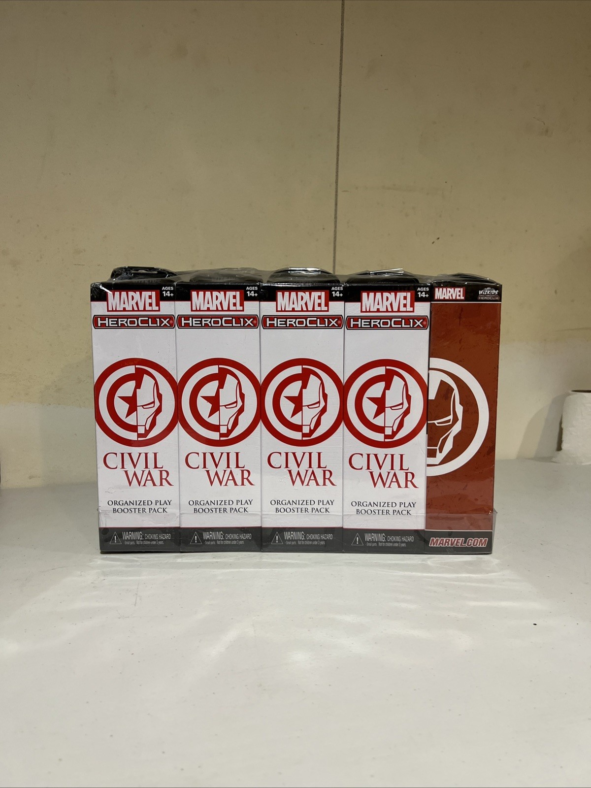 Marvel Heroclix Civil War Sealed Brick 10 Boosters With Prize Pack Brand New