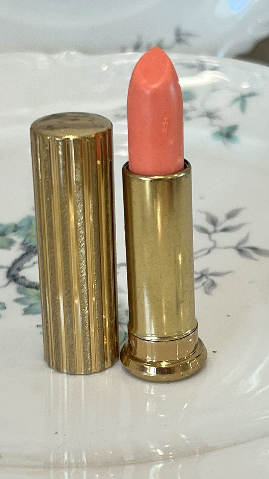VINTAGE COLLECTIBLE COTY LIPSTICK CREMESTICK MAUVE MIST GOLD METAL TUBE NOS
