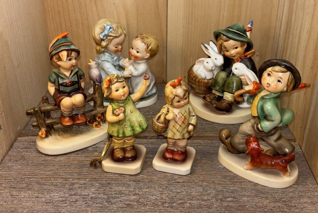 7-Vintage GOEBEL Lot Great Condition. Unique Collection Don’t Miss Out