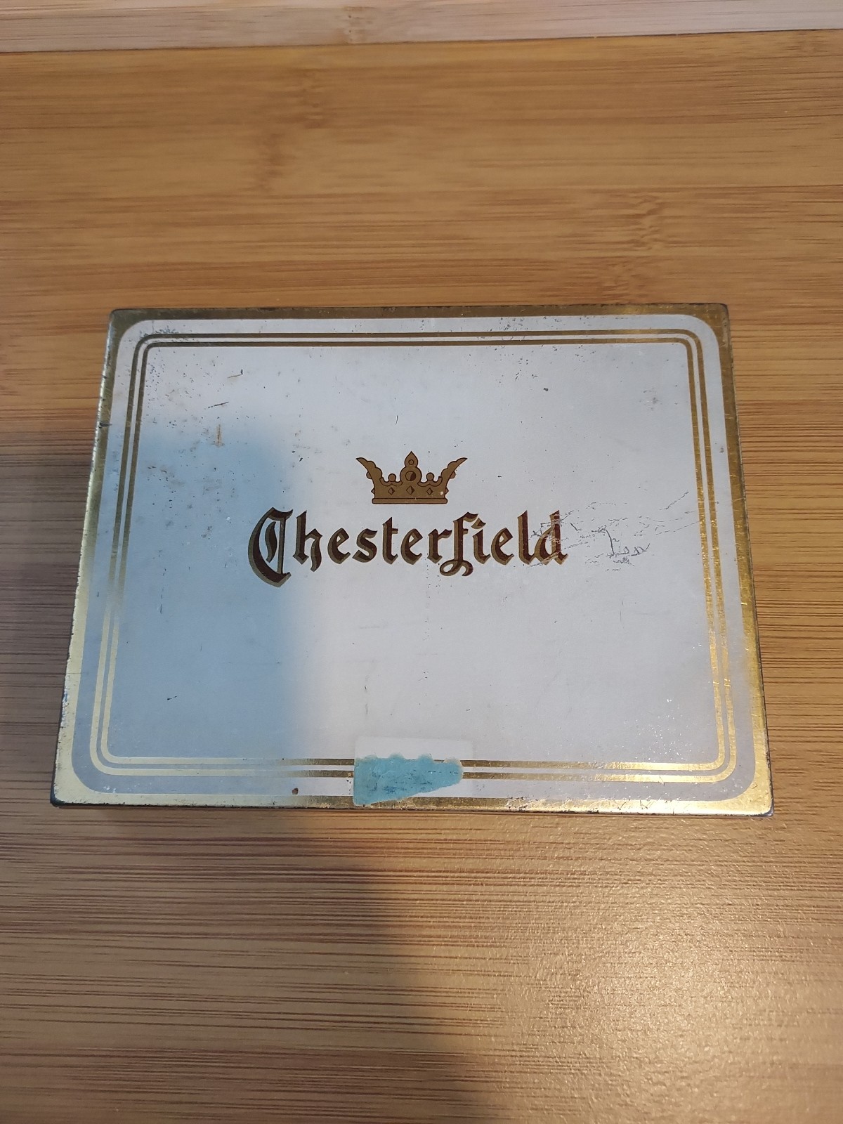 Vintage 1933 CHESTERFIELD CIGARETTES Tobacco Advertising Tin LIGGETT & MYERS