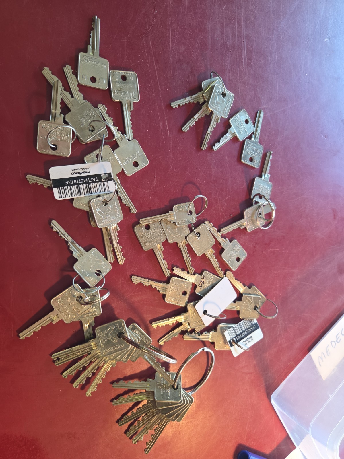 Medeco Cut Keys Locksmith ART 45 KEYS total