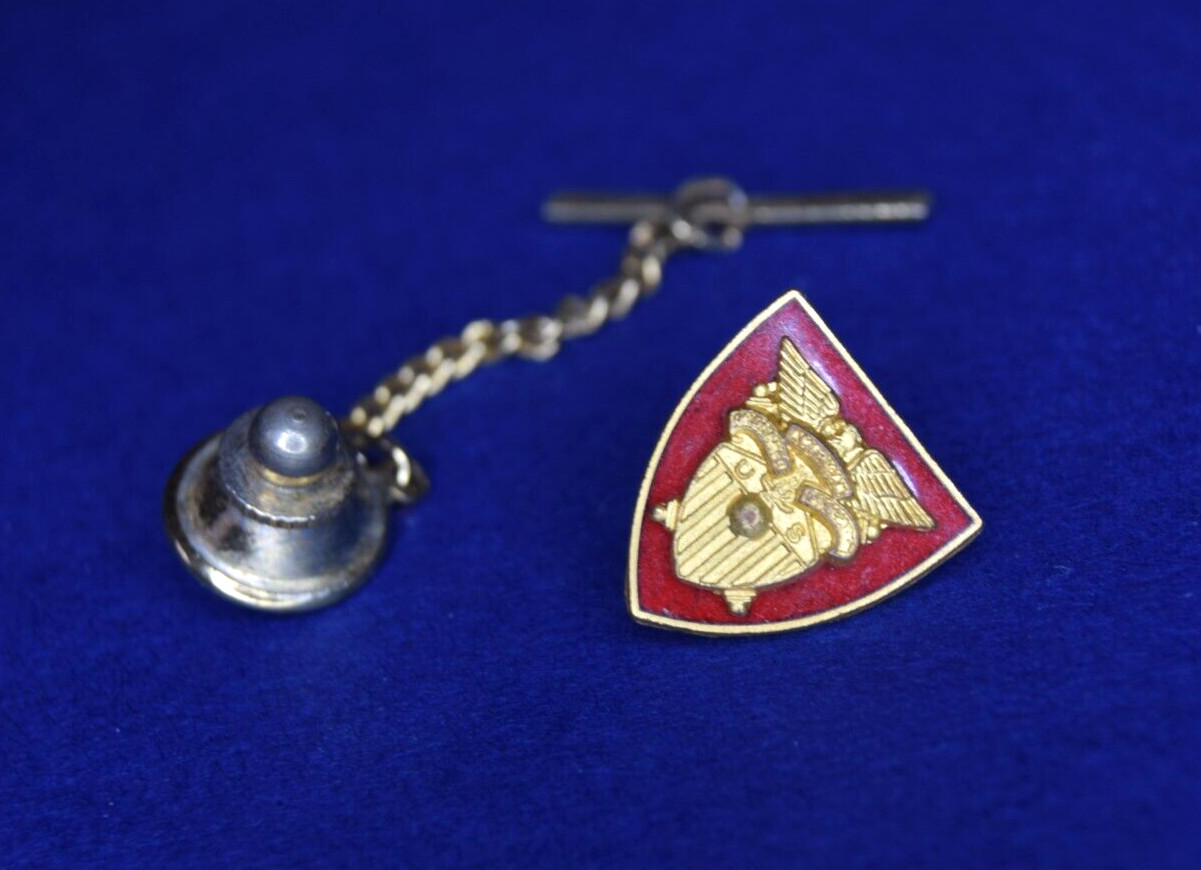 RARE WWI/WW2 American Ordnance Association Service Membership Pin U.S. Army USMC