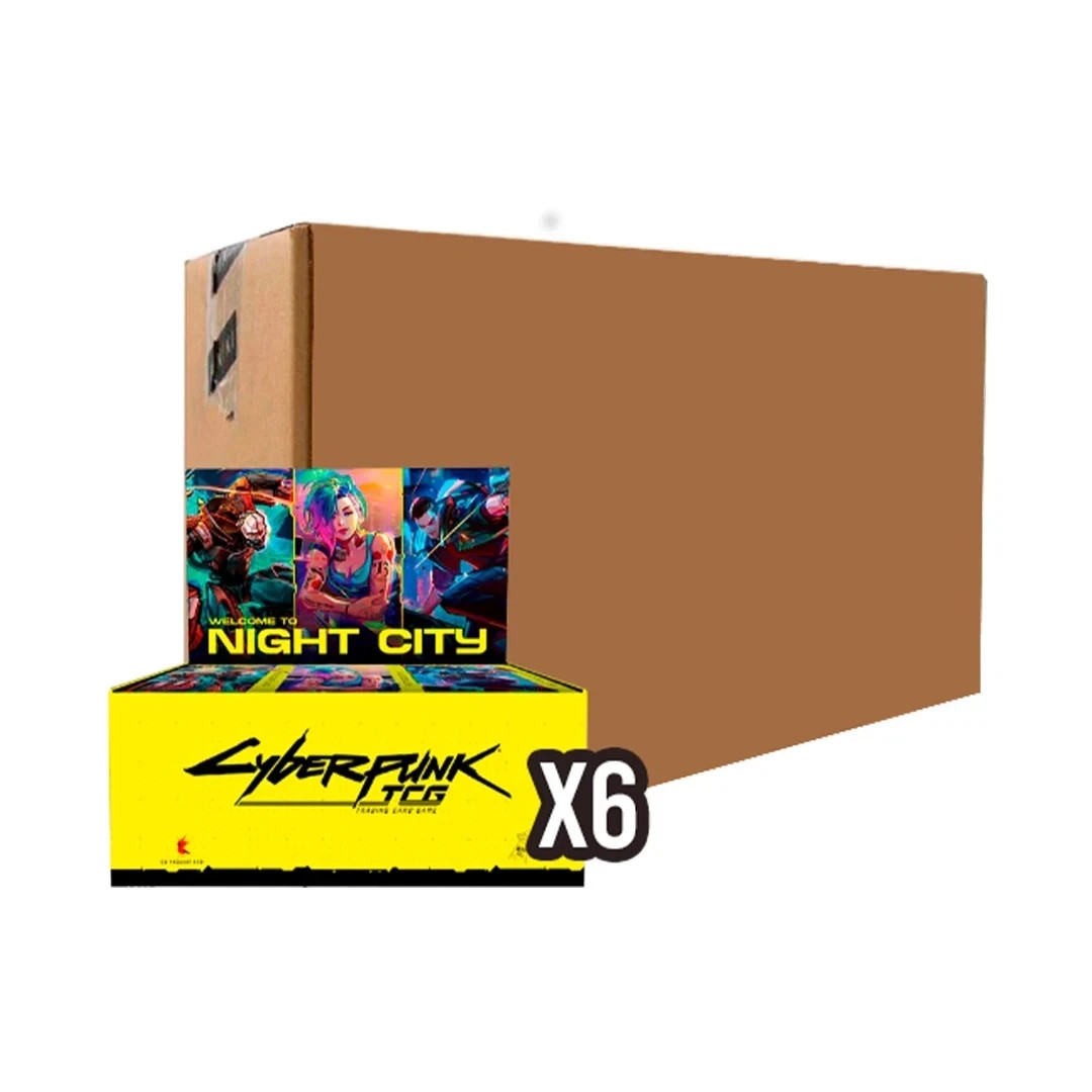 PREORDER Cyberpunk TCG Welcome to Night City Sealed Case 6 Booster Boxes ENG