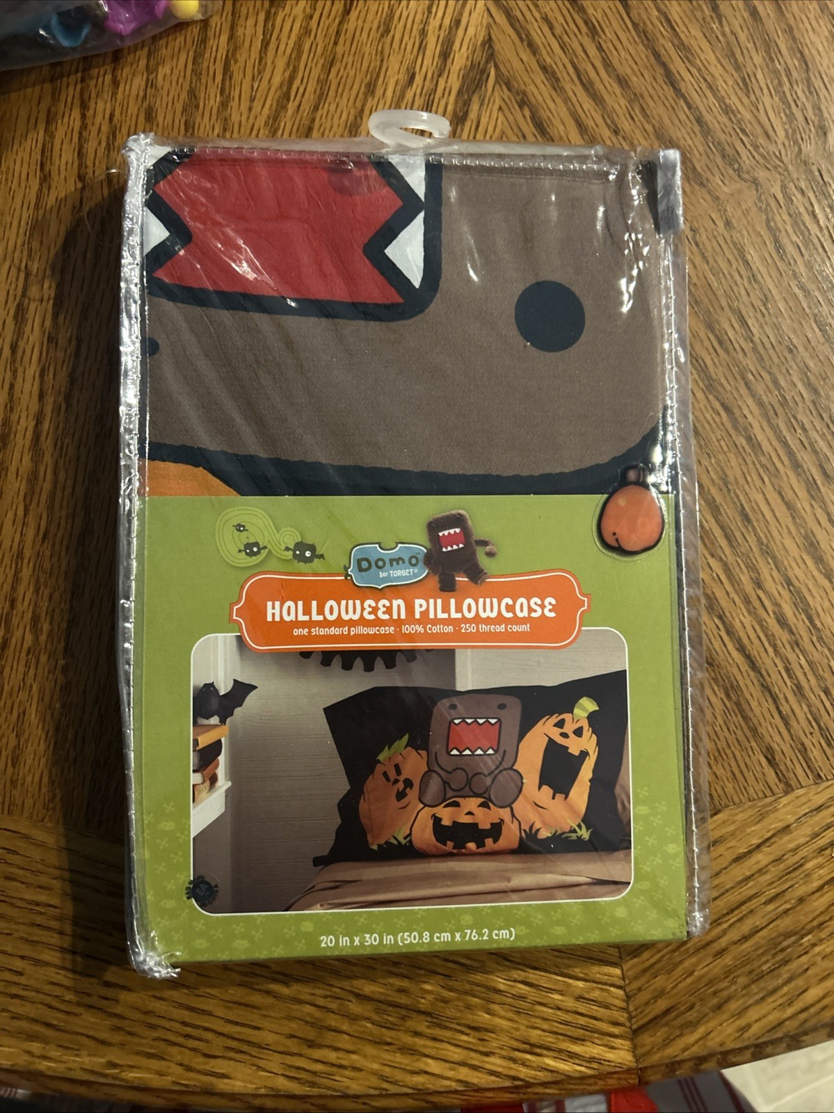 1998 Domo Halloween Pillowcase Vintage Trick or Treat Bag Standard Size NOS NEW