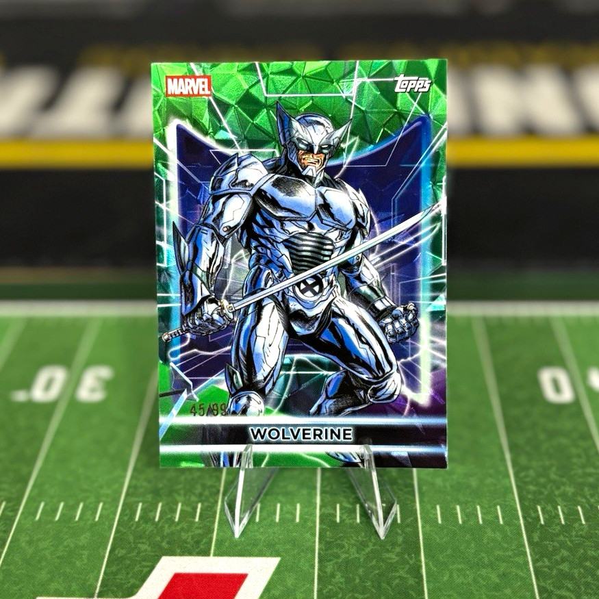 2026 TOPPS Marvel NEON Wolverine GREEN DIAMANTÉ FOIL PACK FRESH NEAR MINT