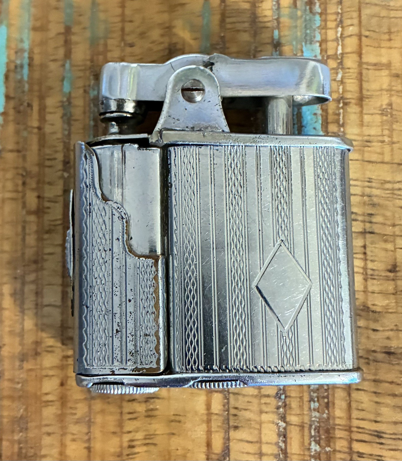 Vintage 1929 Ronson De-Light with Slidable Windbreak