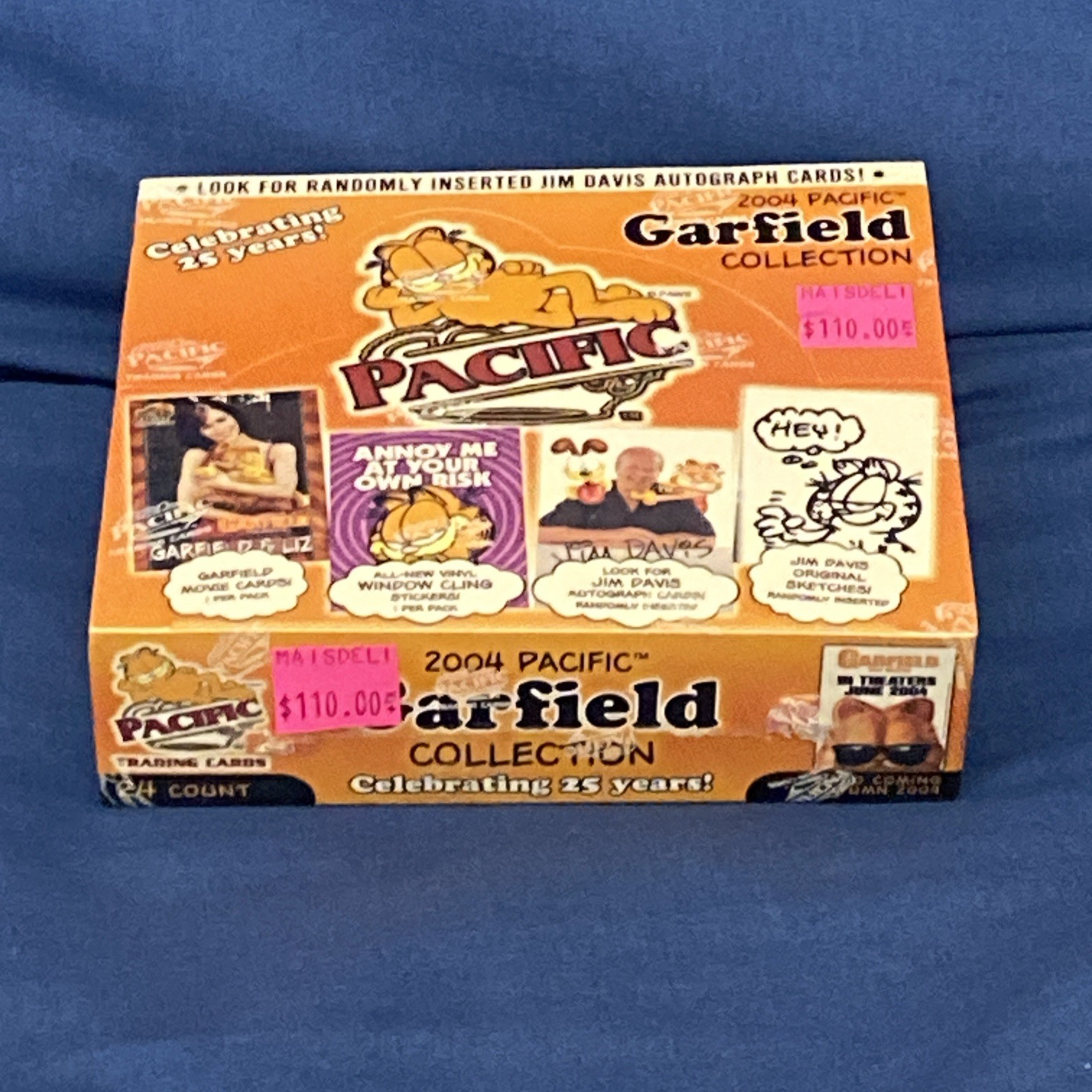 Garfield 2004 Pacific Collection FACTORY SEALED BOX 24 Packs JIM DAVIS Sketches