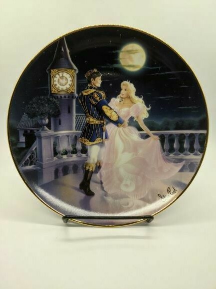 LE Franklin Mint Cinderella Magic \'til Midnight Steve Read Collectible Plate COA