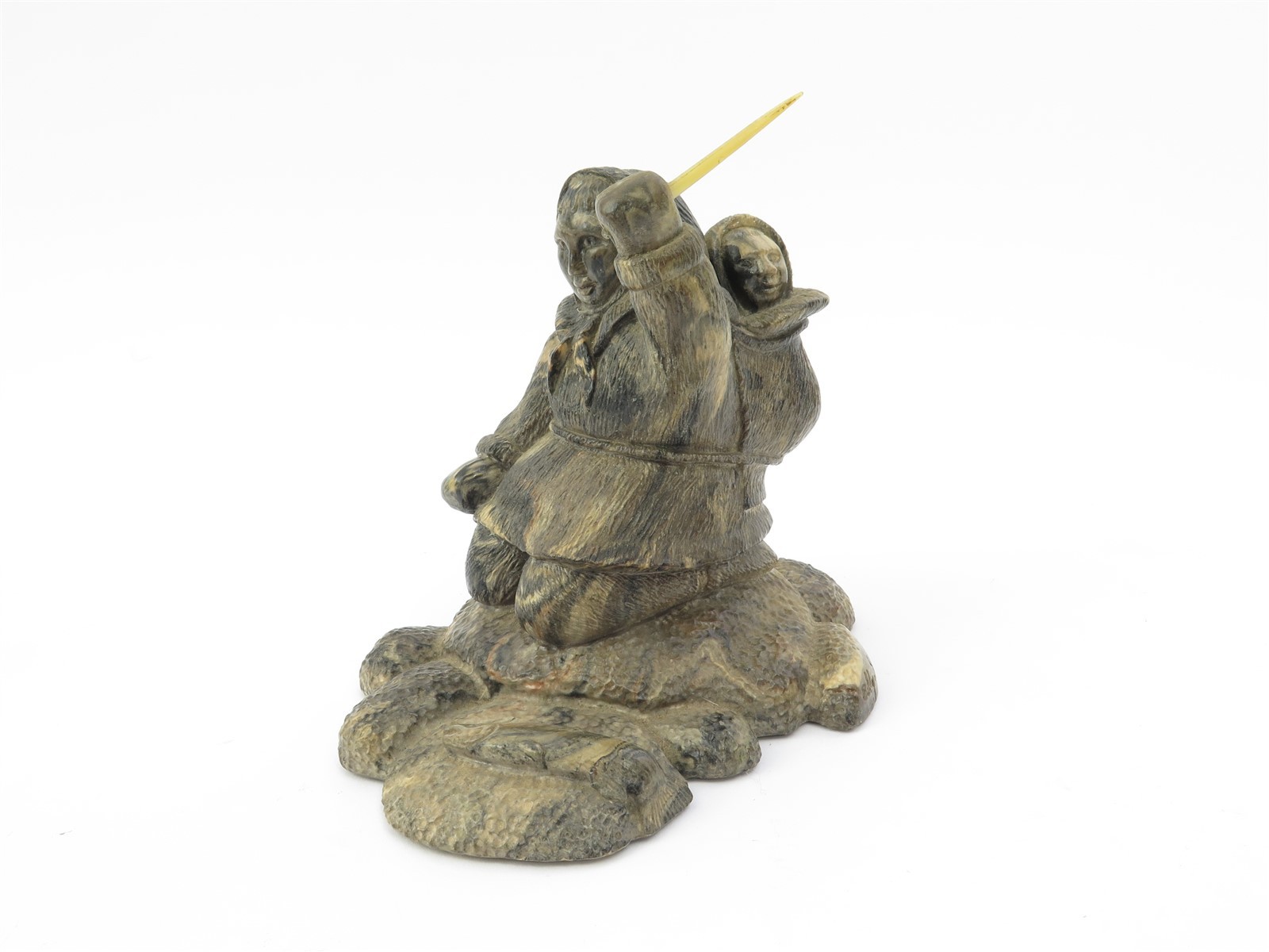 Eddy Syngoc, Canadian Native American, Carved Resin Art Sculpture Inuit 6 Eddy Syngoc, Canadian Native American, Carved Resin Art Sculpture Inuit 6