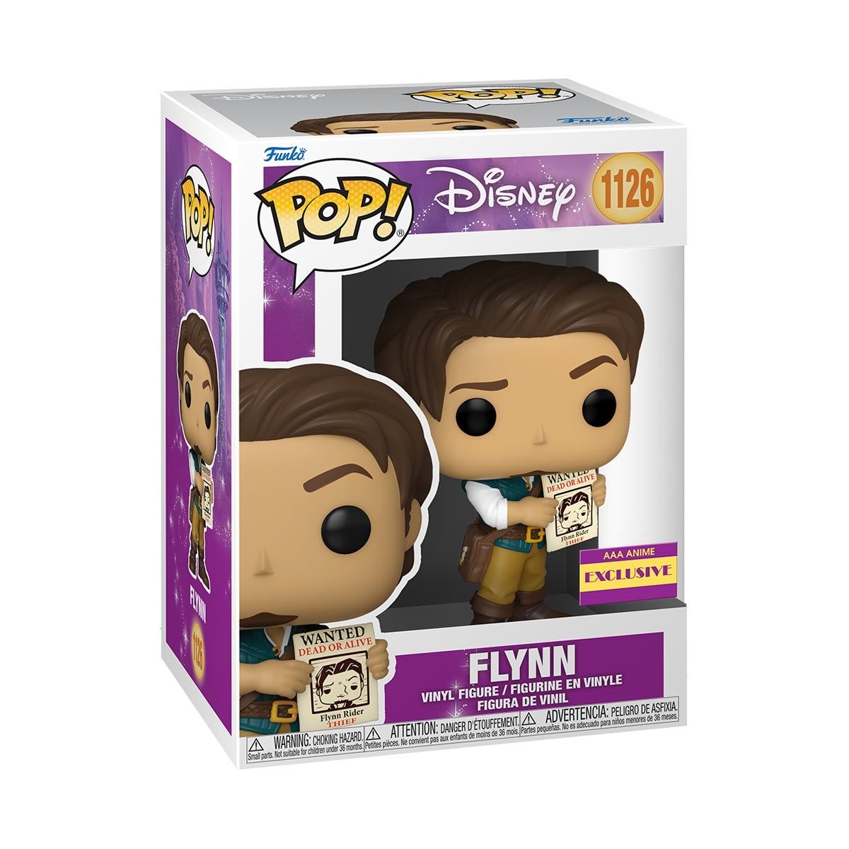 Funko Pop Disney\'s Tanged Rapunzel: Flynn Rider Figure Funko Pop Disney\'s Tanged Rapunzel: Flynn Rider Figure