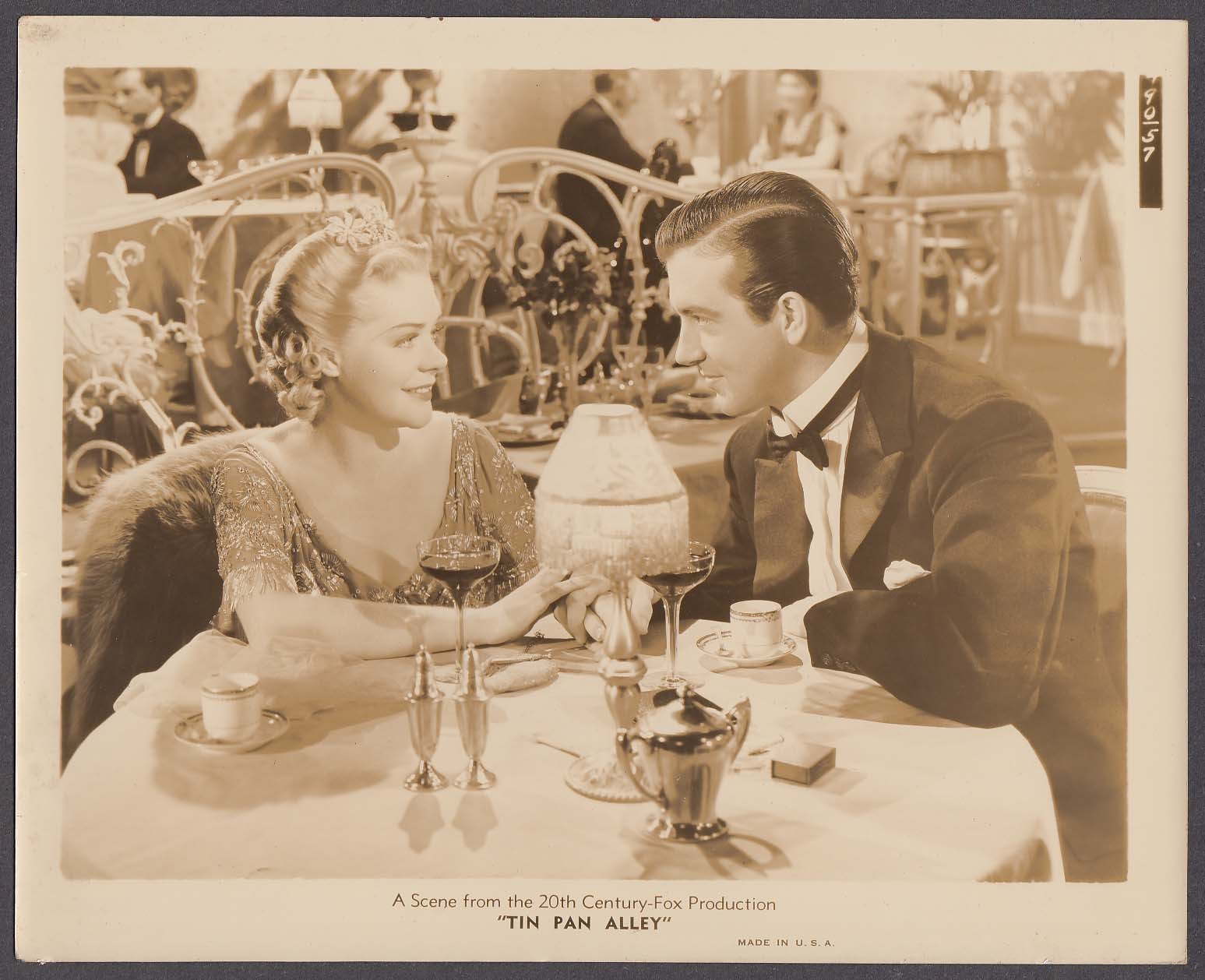 Alice Faye John Payne Tin Pan Alley 8x10 photo 1940