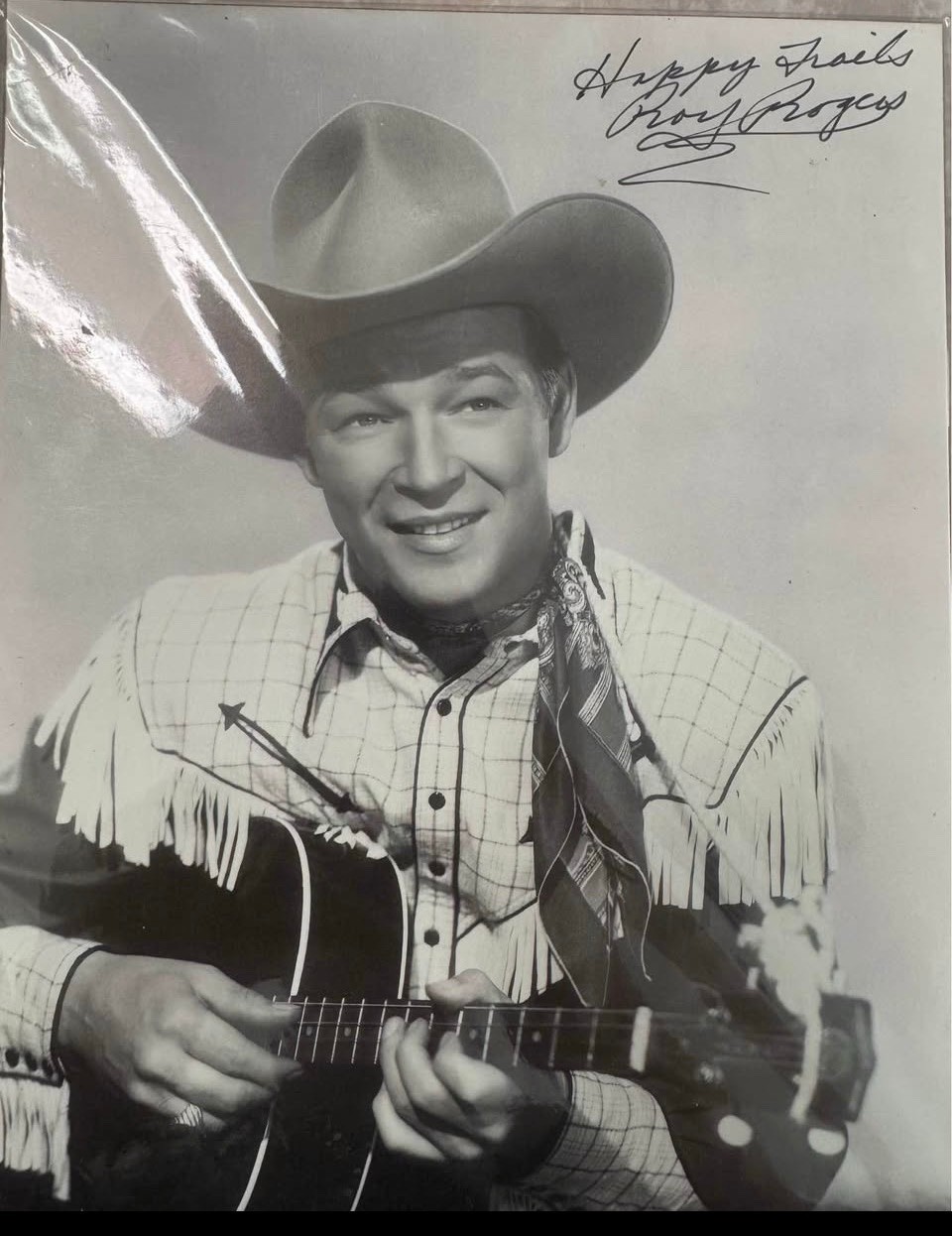 Roy Rogers Signed 8x10 Photo - 