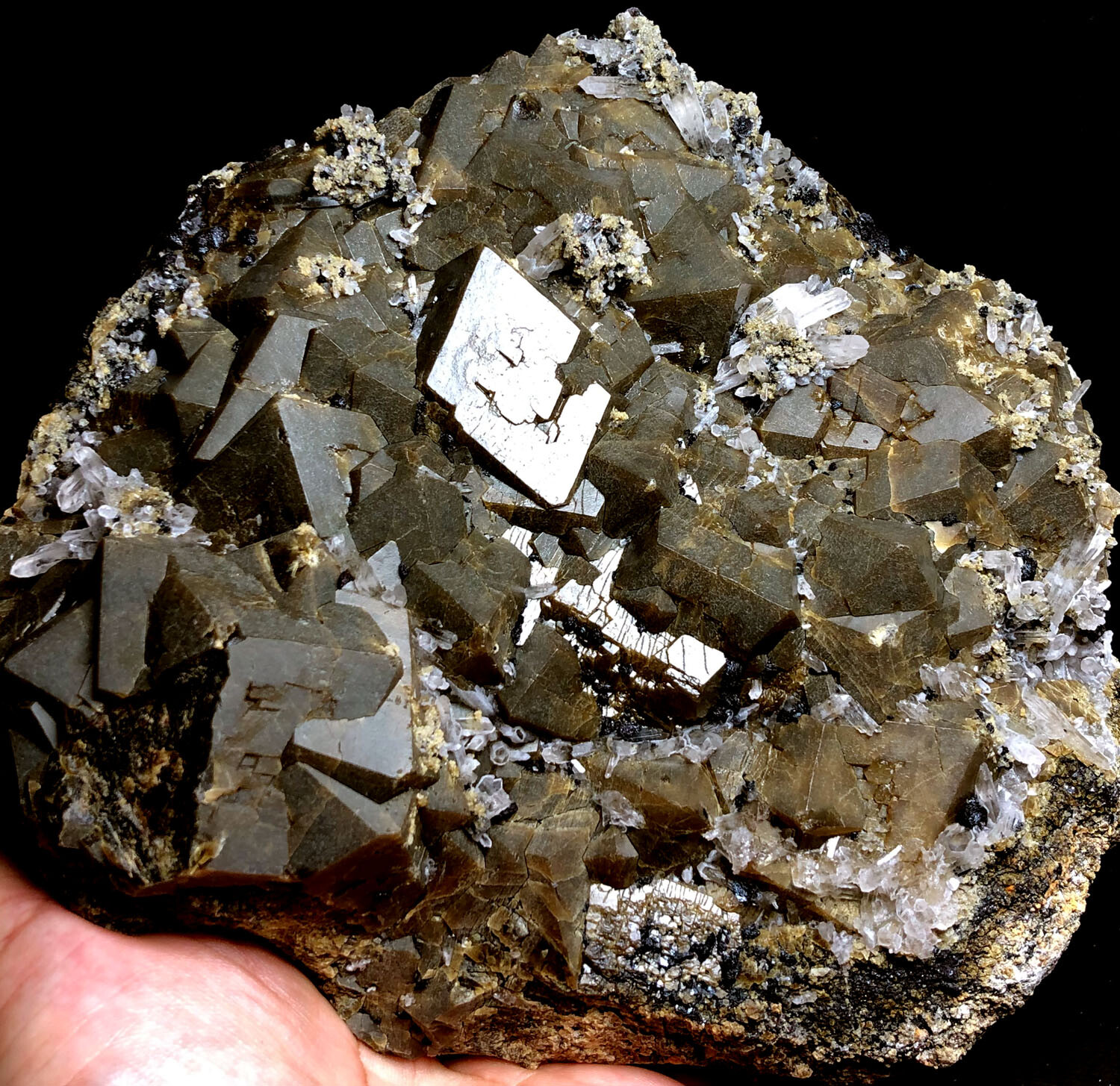 1910g  Raw Natural rare Garnet crystal specimens from Inner Mongolia f212