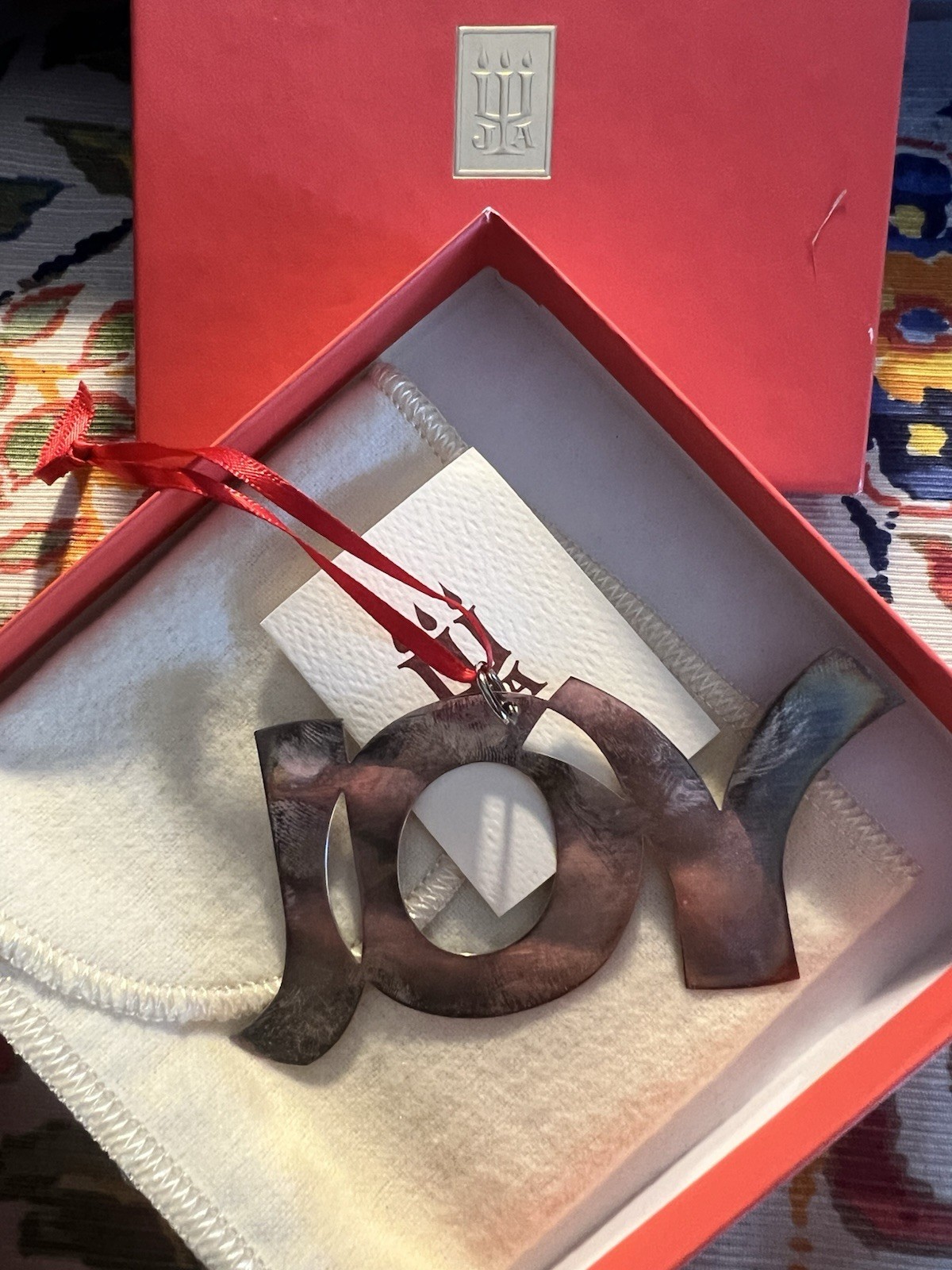 Vintage James Avery Sterling Silver Ornament Christmas Joy JOY Vintage James Avery Sterling Silver Ornament Christmas Joy JOY