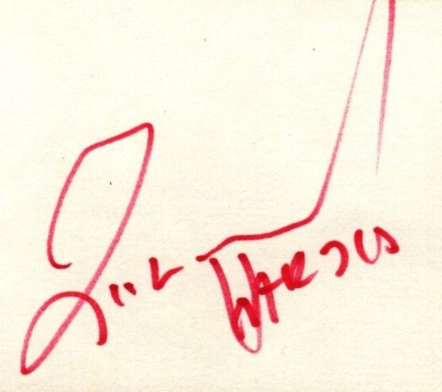 RICHARD HARRIS Autograph Signed Card w/ COA  Camelot  Harry Potter DUMBLEDORE
