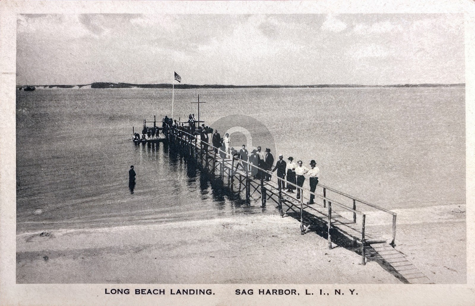 Long Beach Landing Sag Harbor Long Island NY c1910 RPPC Photo Postcard COPY Long Beach Landing Sag Harbor Long Island NY c1910 RPPC Photo Postcard COPY