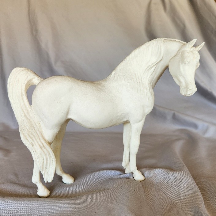 Arabian resin horse model by Sheri Rhodes, Classic scale