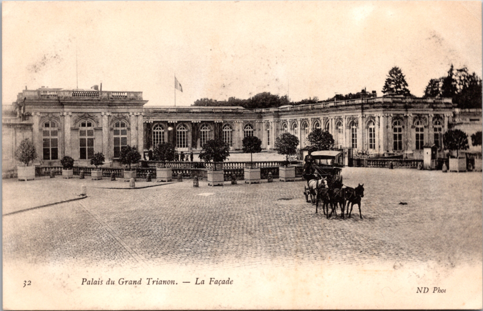 The Grand Trianon  Palace of Versailles France Postcard
