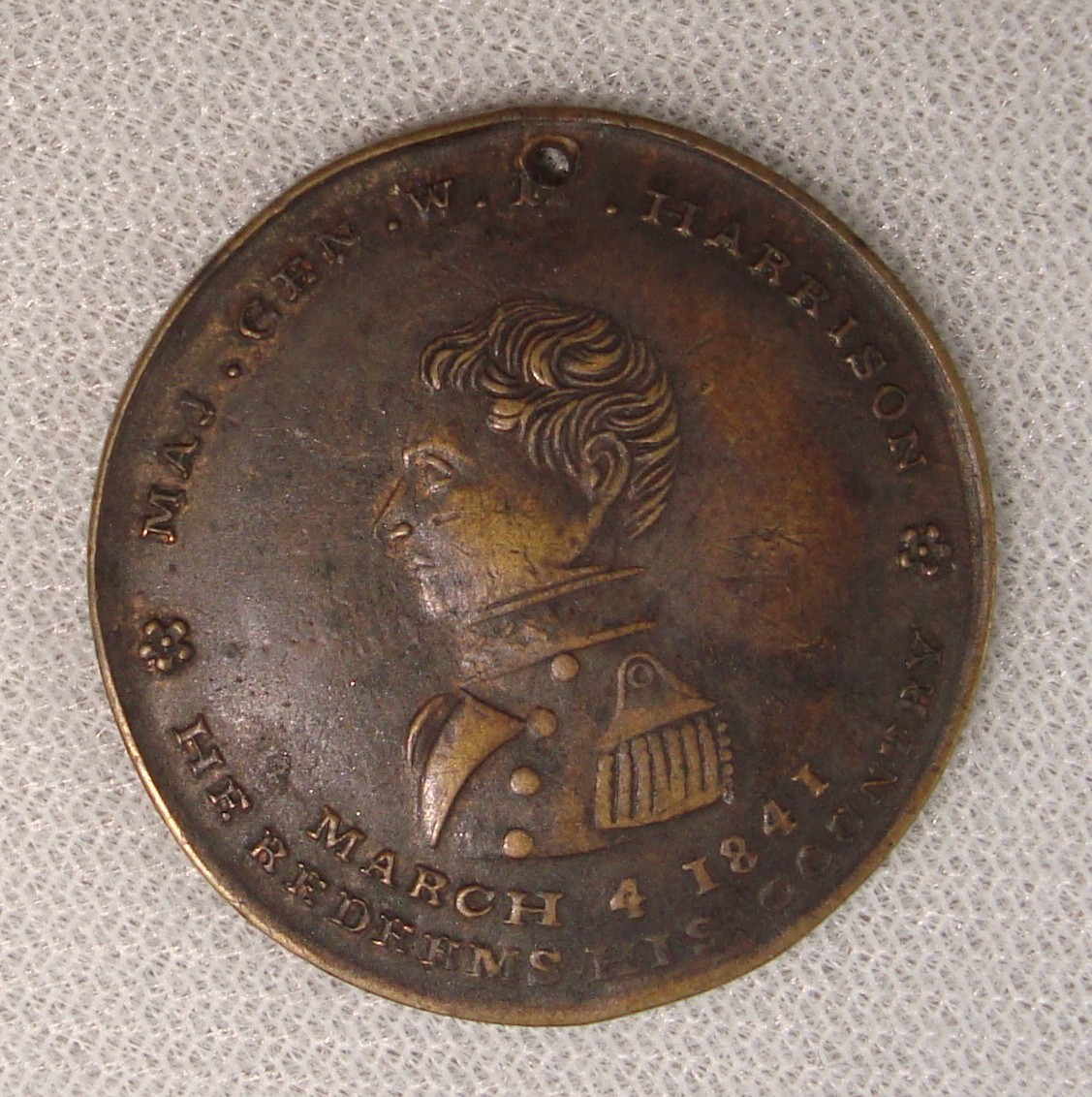 1841 William Henry Harrison Campaign Token \