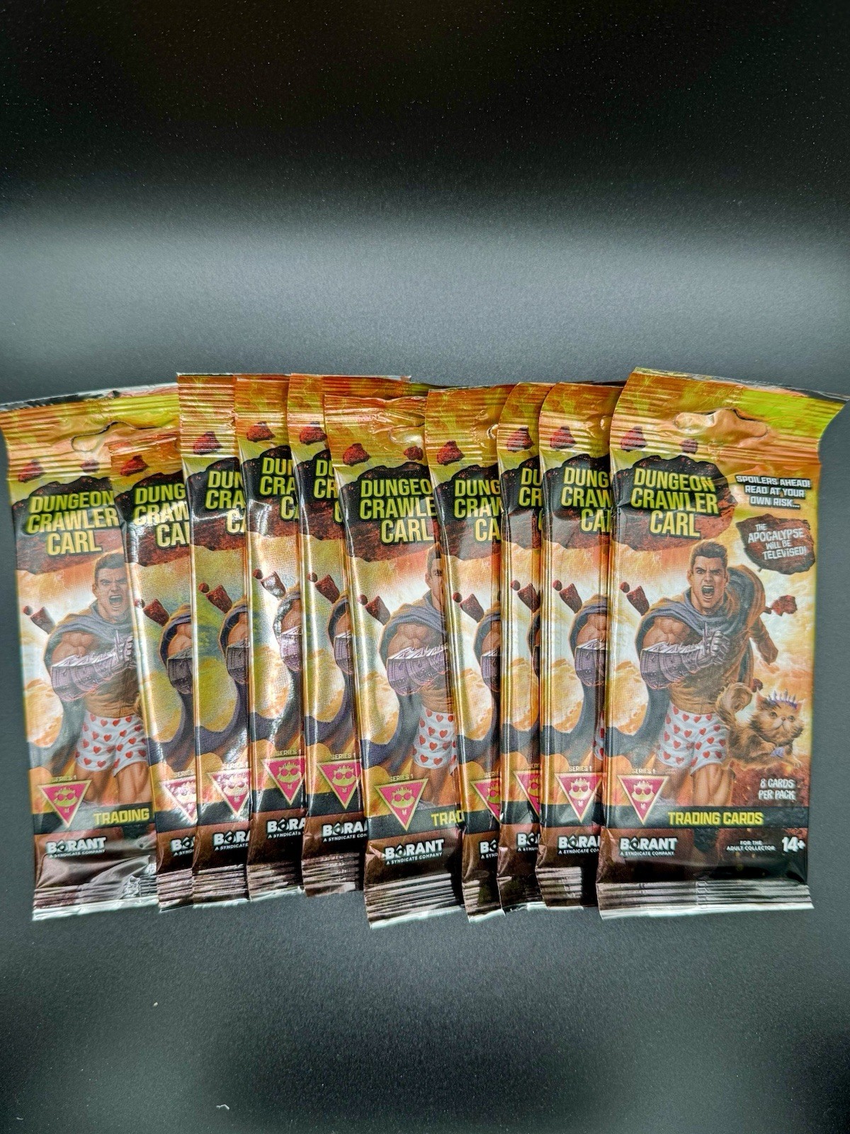 10x Dungeon Crawler Carl Series 1 Trading Card Sealed Pack Borant Princess Donut