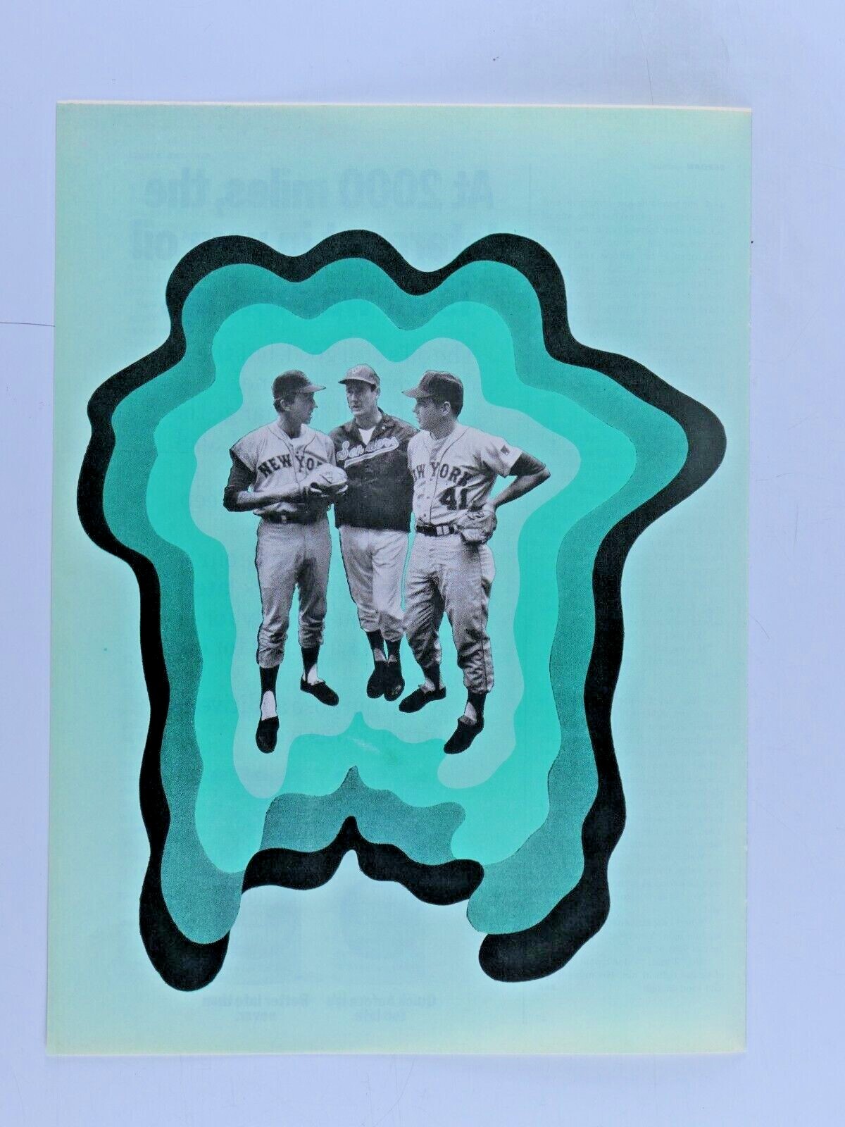 Washington Senators Ted Williams Koosman Seaver Mets 1970 Original Mag Pic 9x11\
