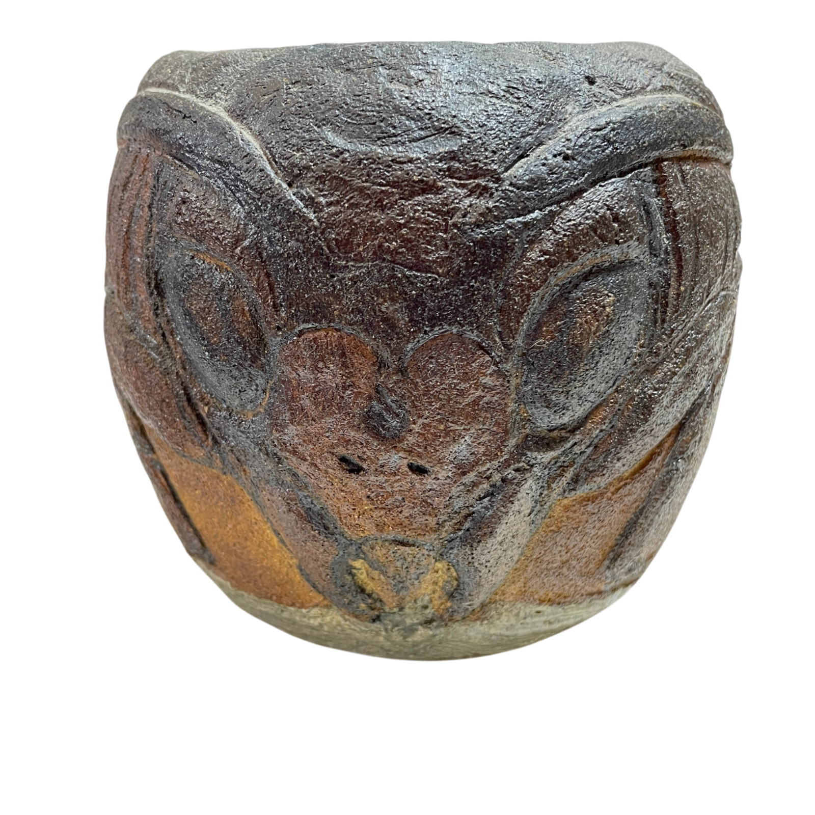 Stone Carved Locus Vase Vintage (heavy)