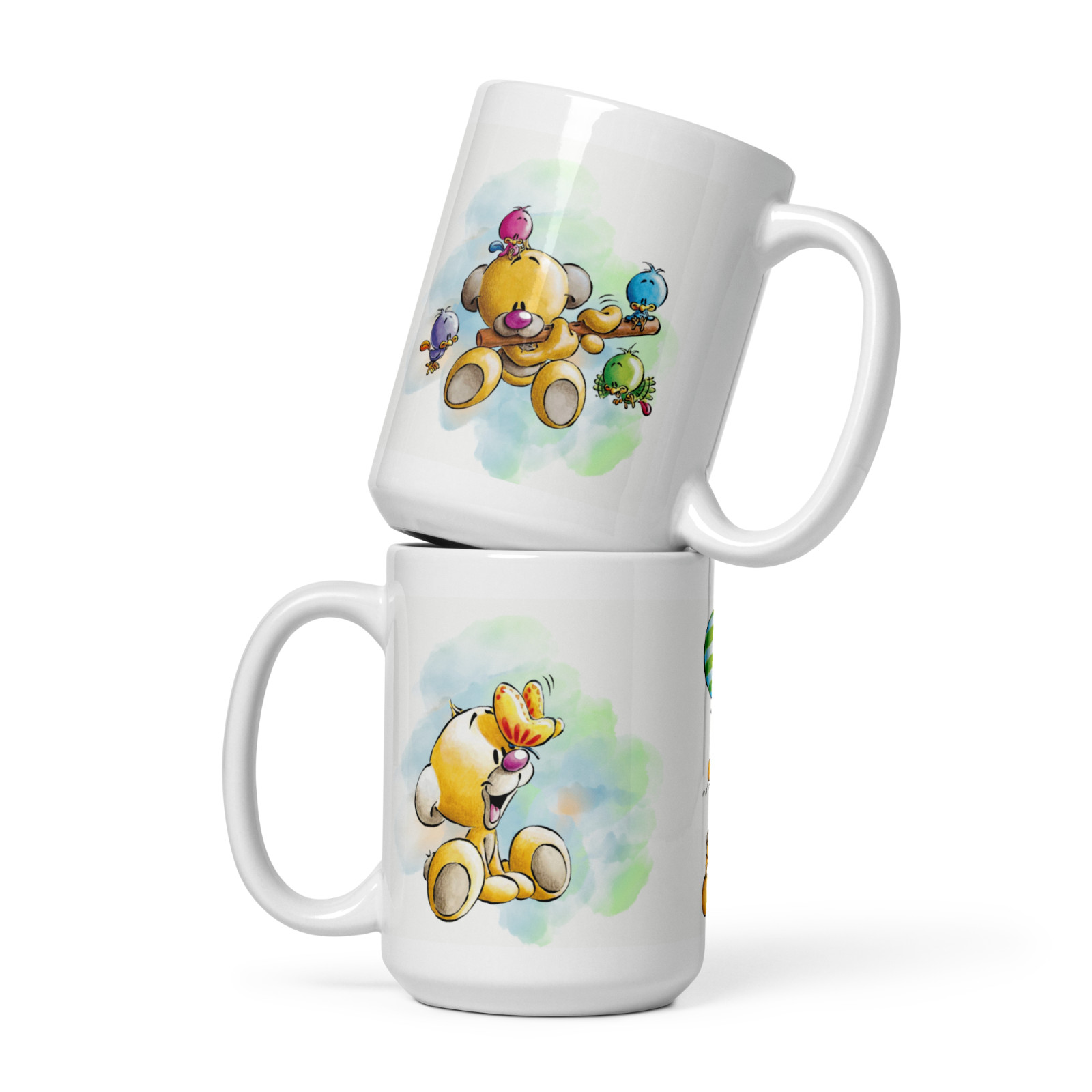 Pimboli Diddlina Diddl Bear Ceramic Coffee Mug 15oz Birthday Nostalgia Gift Xmas