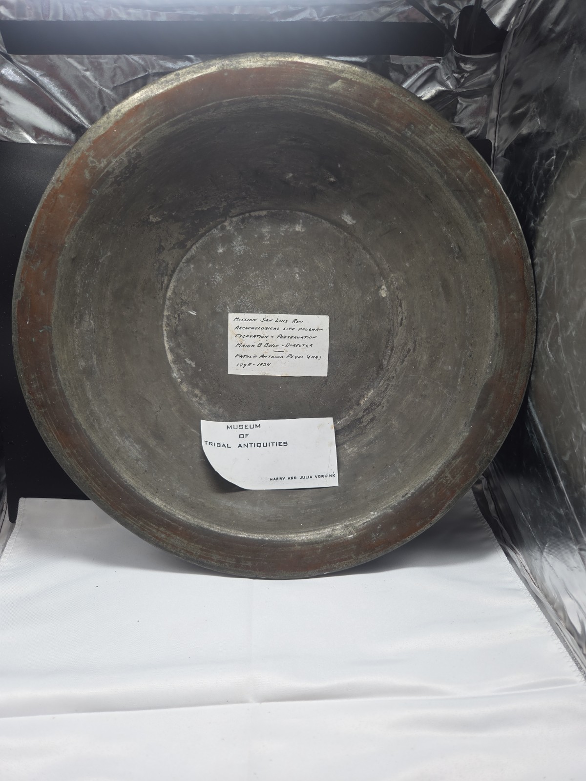 Museum Of Tribal Antiquities Mission San Luis Rey Harry Vorkink antique bowl USA