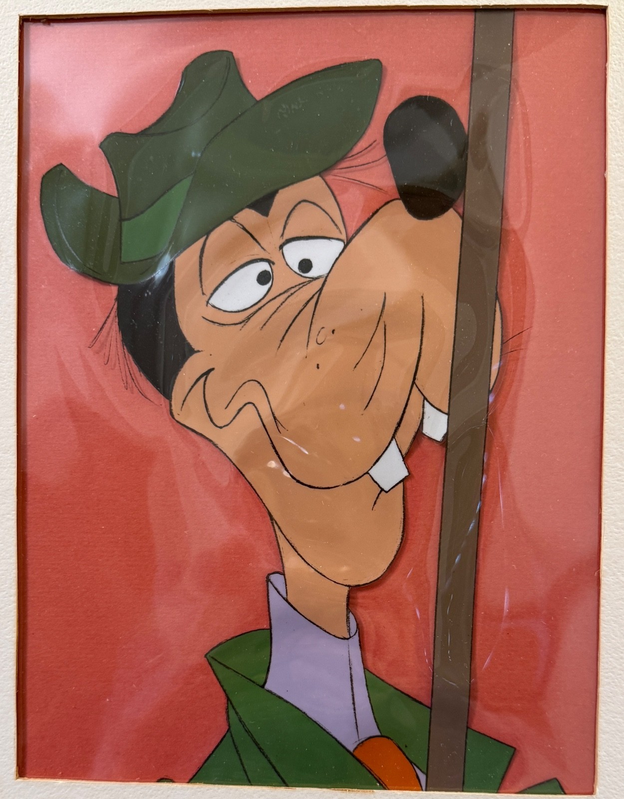 $$REDUCED PRICE$$ Walt Disney - Goofy - Original Handpainted Celluloid Drawing