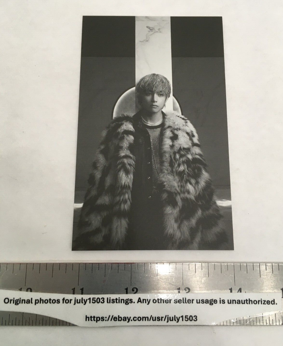 (1) NEW BTS V Kim Taehyung Rêvé Reve Postcard #69 - 69th Picture Postcard in Set