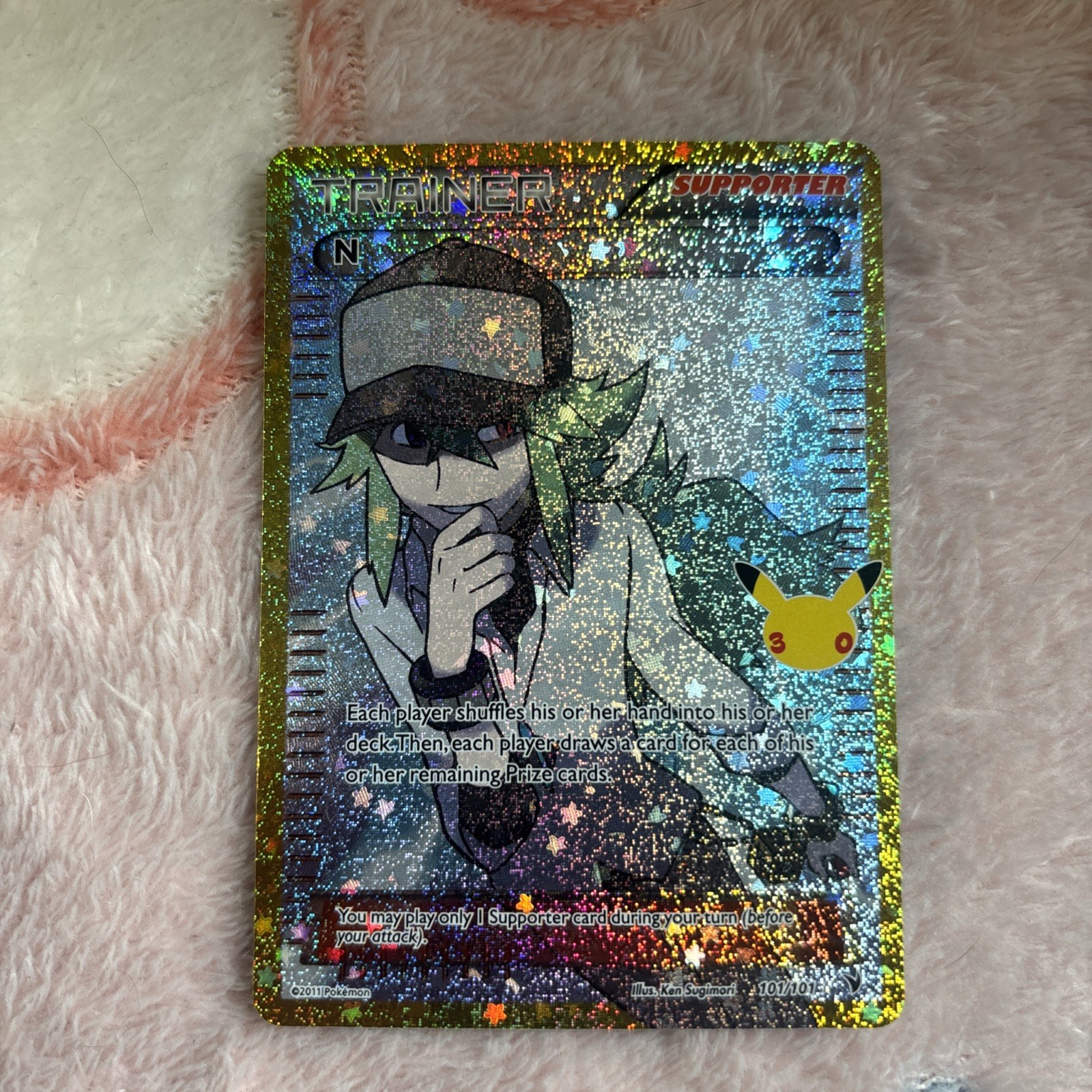 N 101/101 30th Anniversary Pokemon Card Rare Holo Pack Fresh