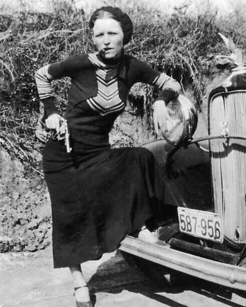 1933 Bank Robber BONNIE PARKER Glossy 5x7 Photo Criminal Clyde Print Poster