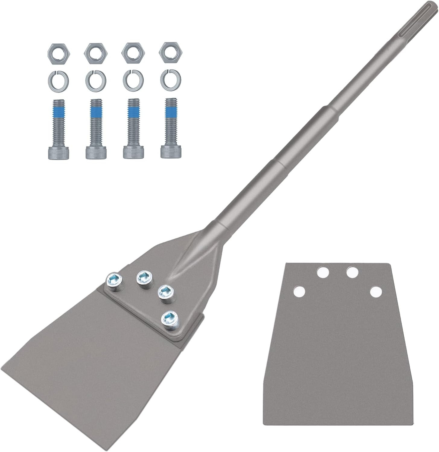 TOOVEM 6 Inch SDS Max Floor Scraper, SDS Max Chisel for Rotary Hammer Drill TOOVEM 6 Inch SDS Max Floor Scraper, SDS Max Chisel for Rotary Hammer Drill