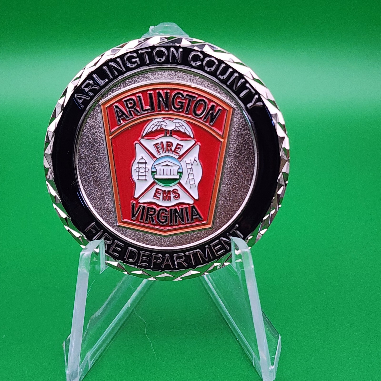 Arlington County Virginia Fire Department Sta 102 Challenge Coin 