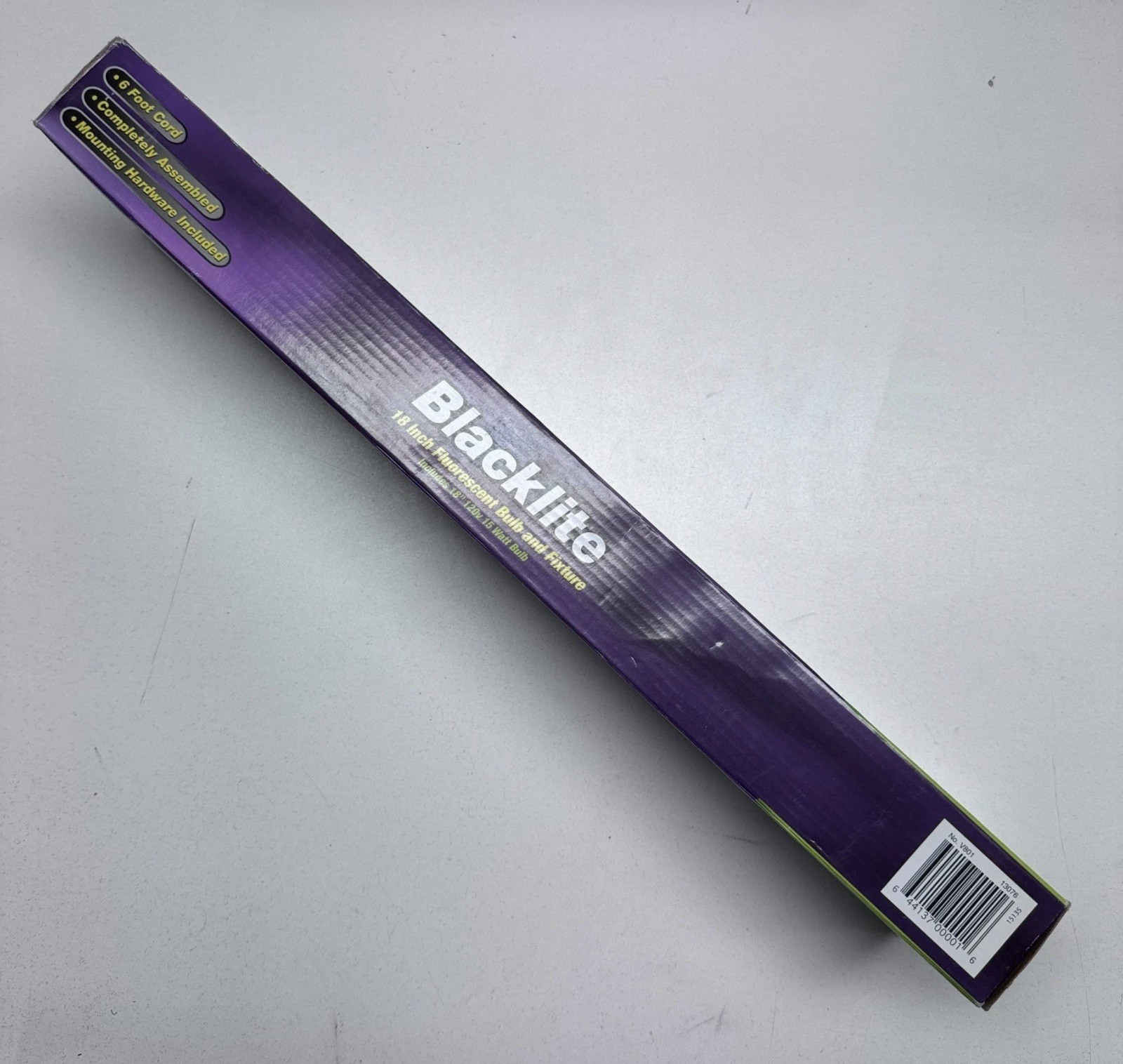 Amscan® 18 Inch Blacklite Fluorescent Bulb and Fixture Brand NEW