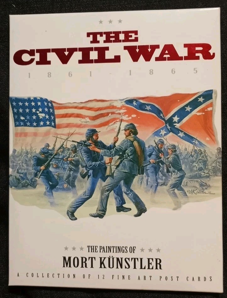 Mort Kunstler Paintings The Civil War~ 12 Civil War Fine Art Post Cards