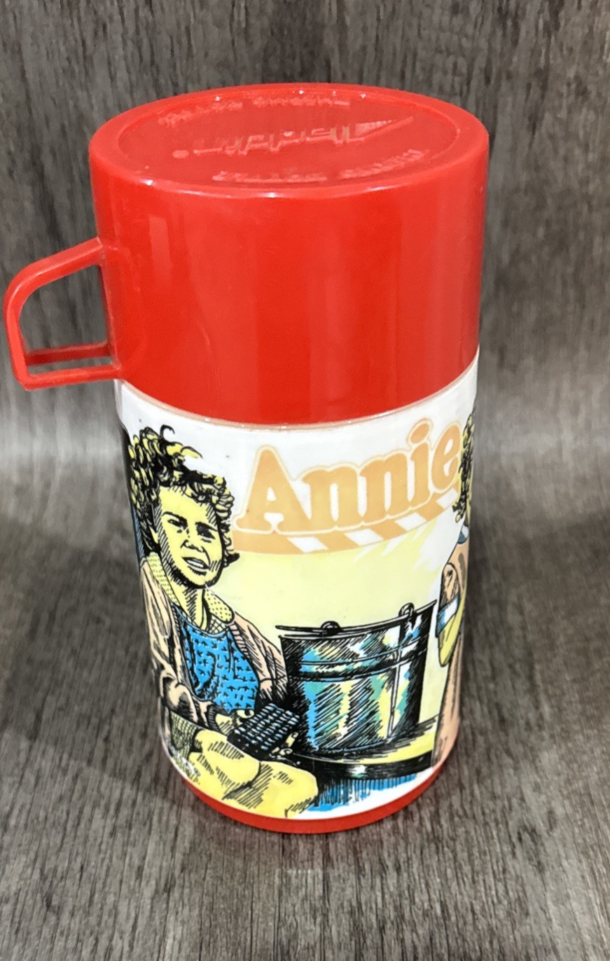 Little Orphan Annie Thermos Insulated Drink Container Vintage 1981 Aladdin