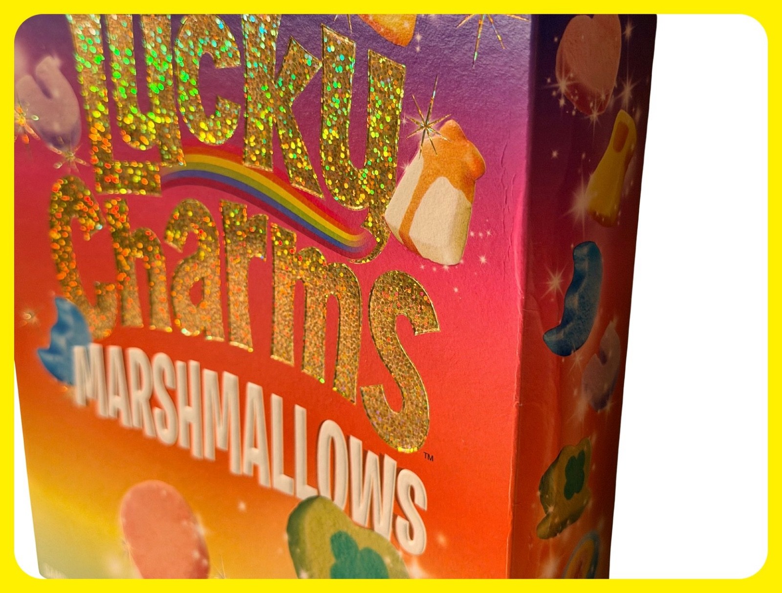 Lucky Charms Marshmallows Sample Box Brand New w Marshmallows LIMITED EDITION