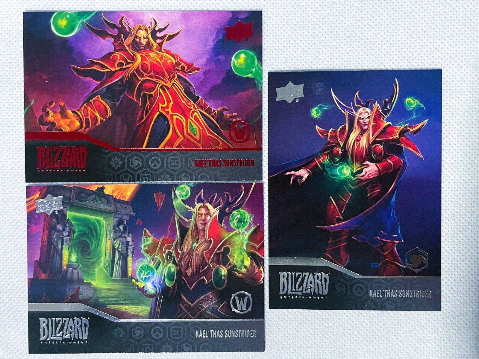Kael\'thas Sunstrider - 2023 Blizzard Legacy Warcraft 3 Card Lot w/ Red Horde 87