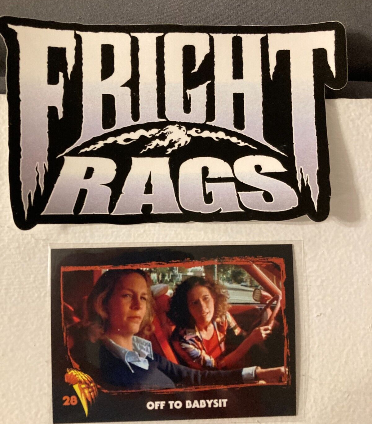 FRIGHT RAGS HALLOWEEN TRADING CARD #28 MICHAEL MYERS 