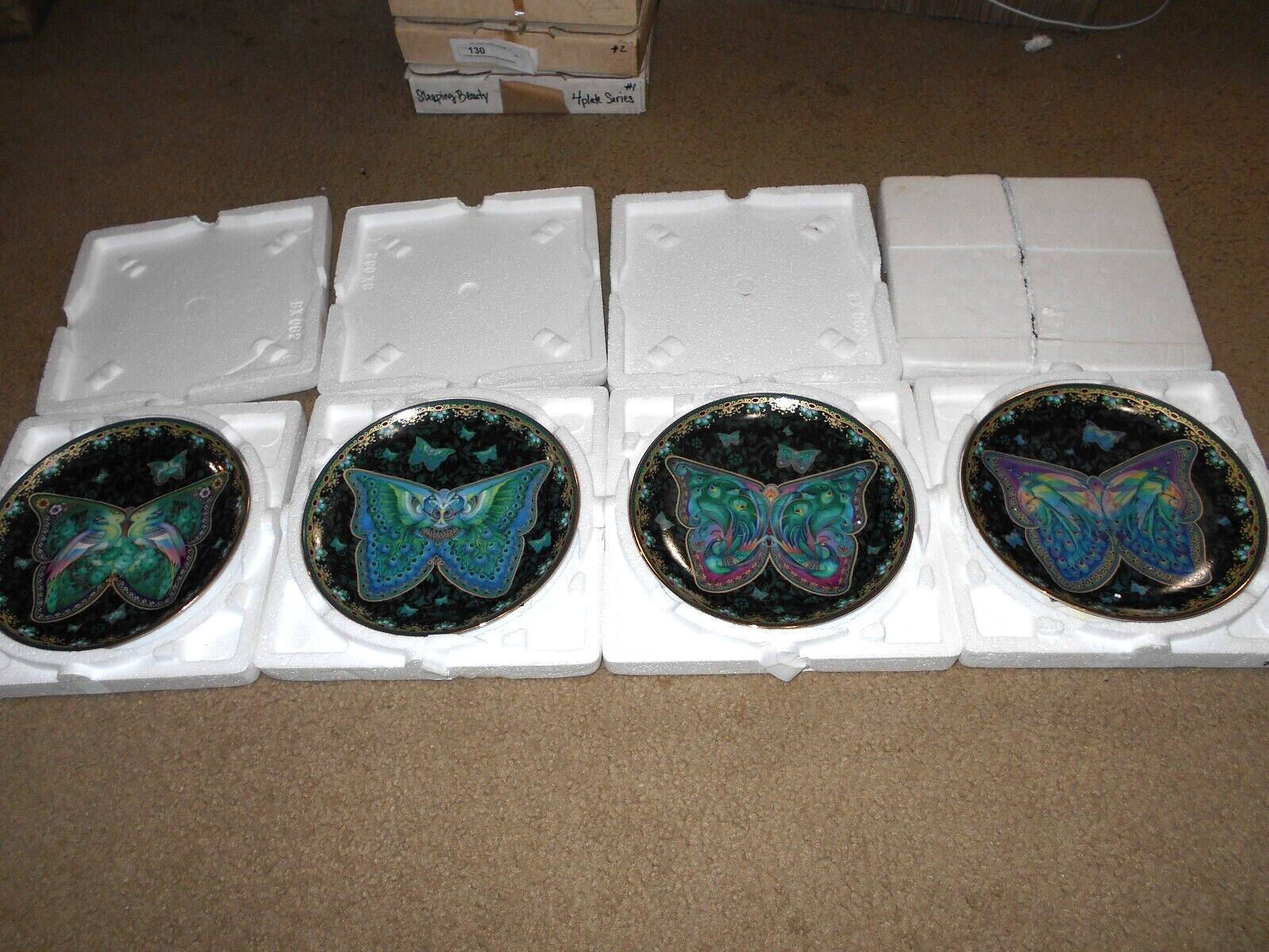 Enchanted Wings Set of 8 Collector's Plates Bradford Exchange