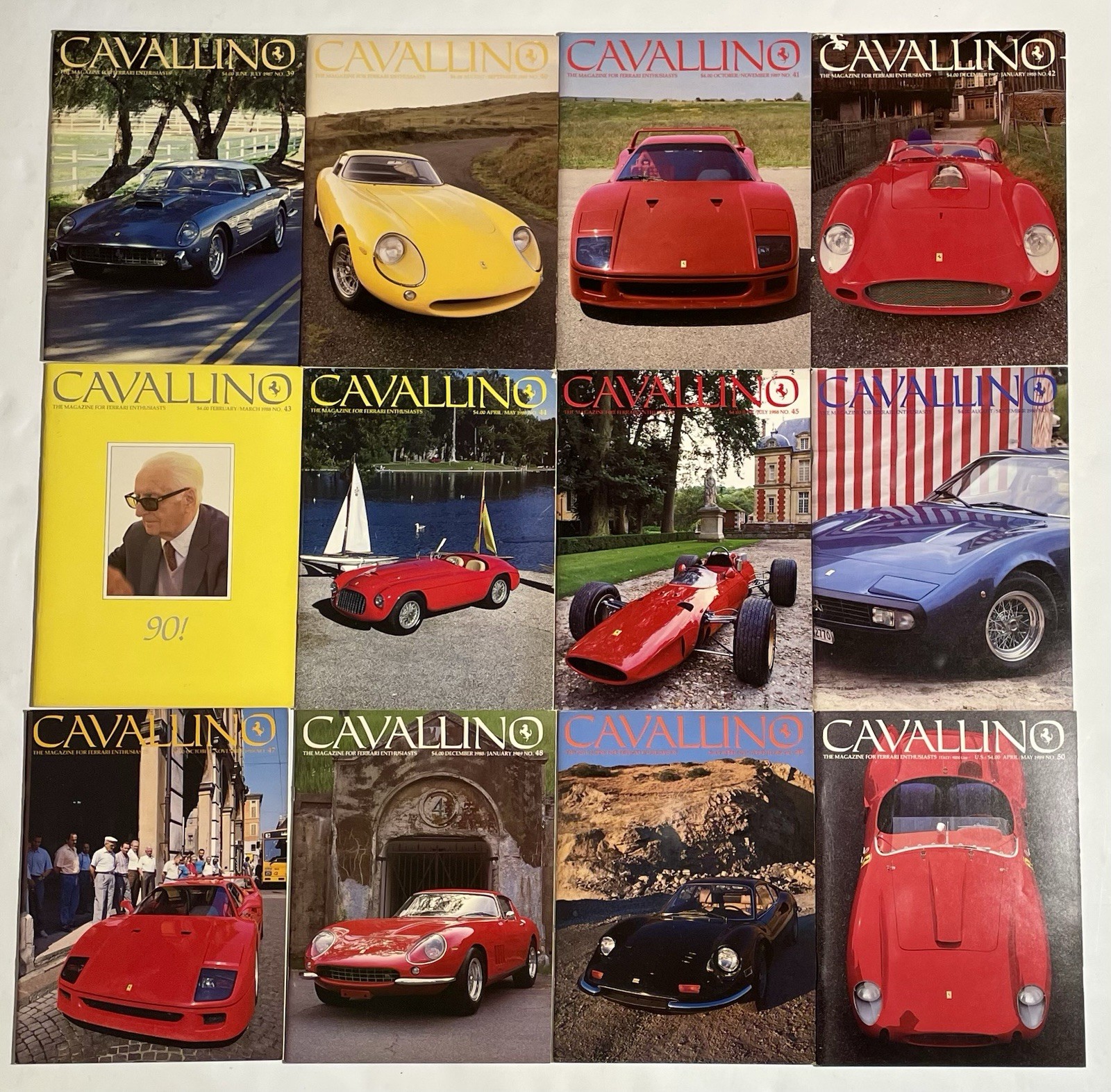 Ferrari Cavallino Magazine Collection 1981-1988 Issue 13 14 22-26 33 34 36-57