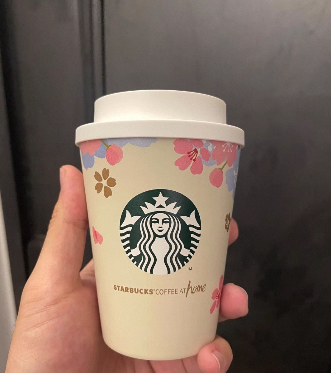 Starbucks Off-white Sakura Stainless Steel Tumbler 270ml Limited Coffee Cup Gift