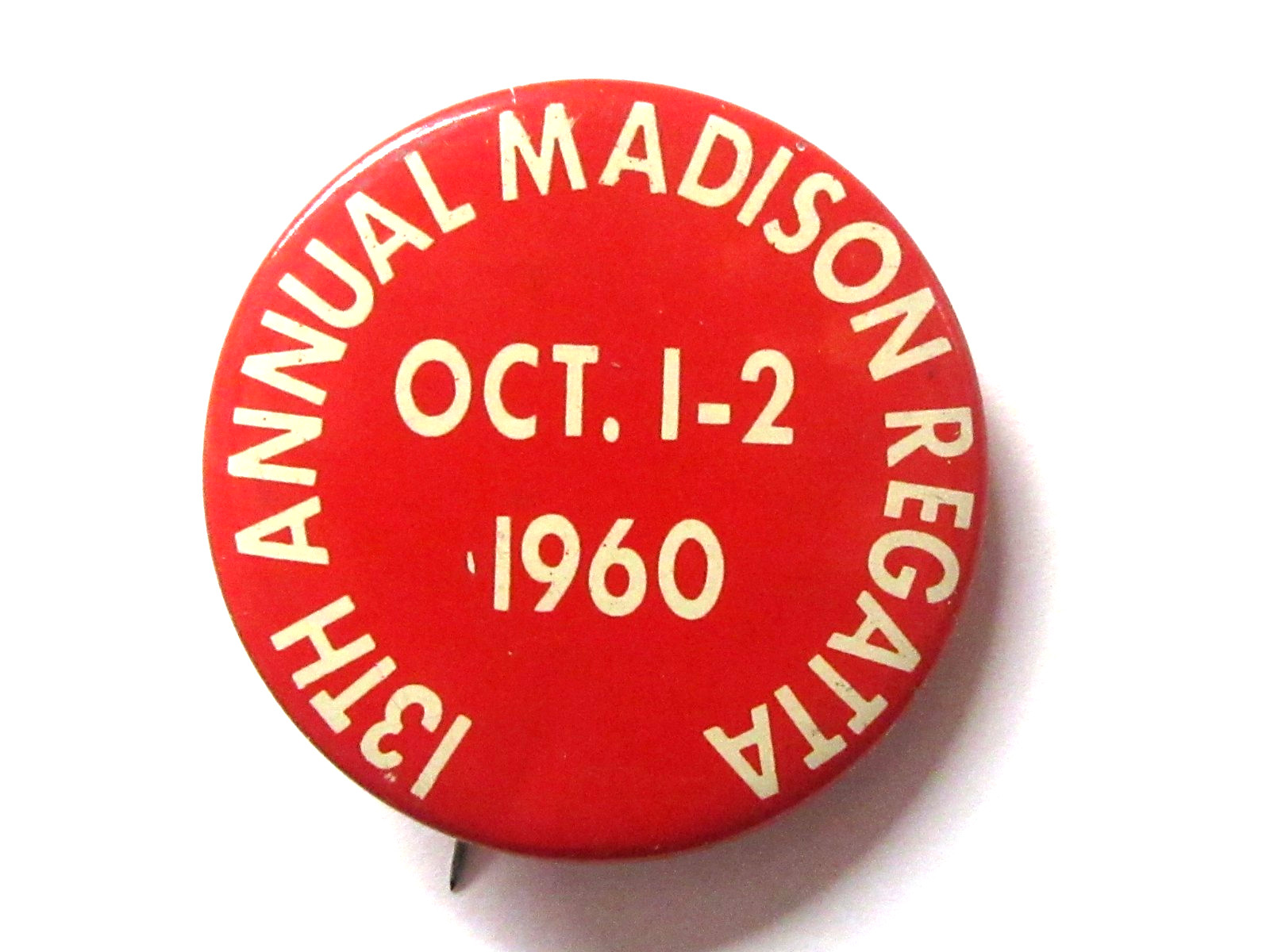 1960 MADISON REGATTA movie reproduction tin 1.75\