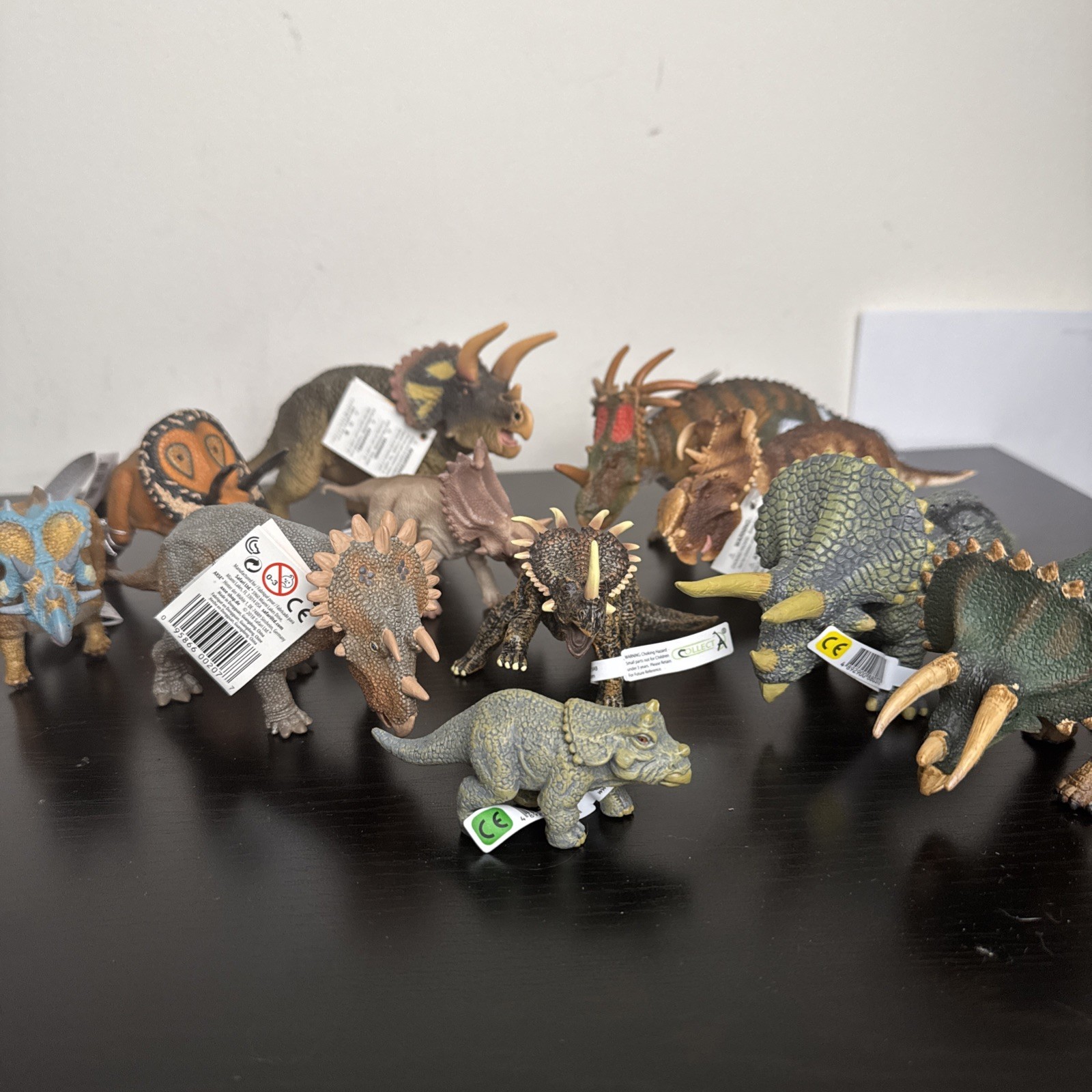 Safari Ltd CollectA 11pc Dinosaur Figure Lot Ceratopsian Horned New w Tags