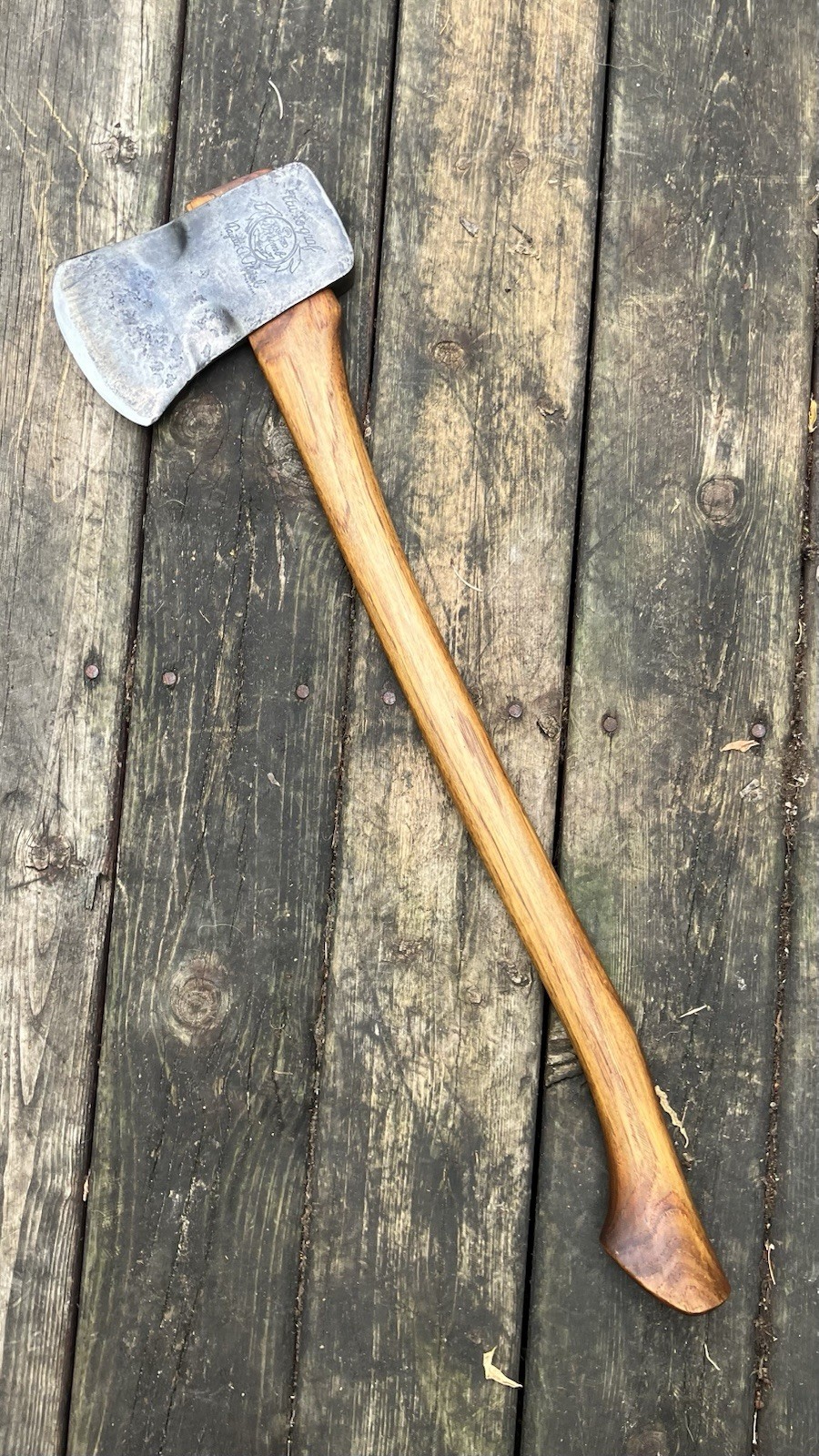 Antique Plumb Anchor Brand Michigan Pattern Axe