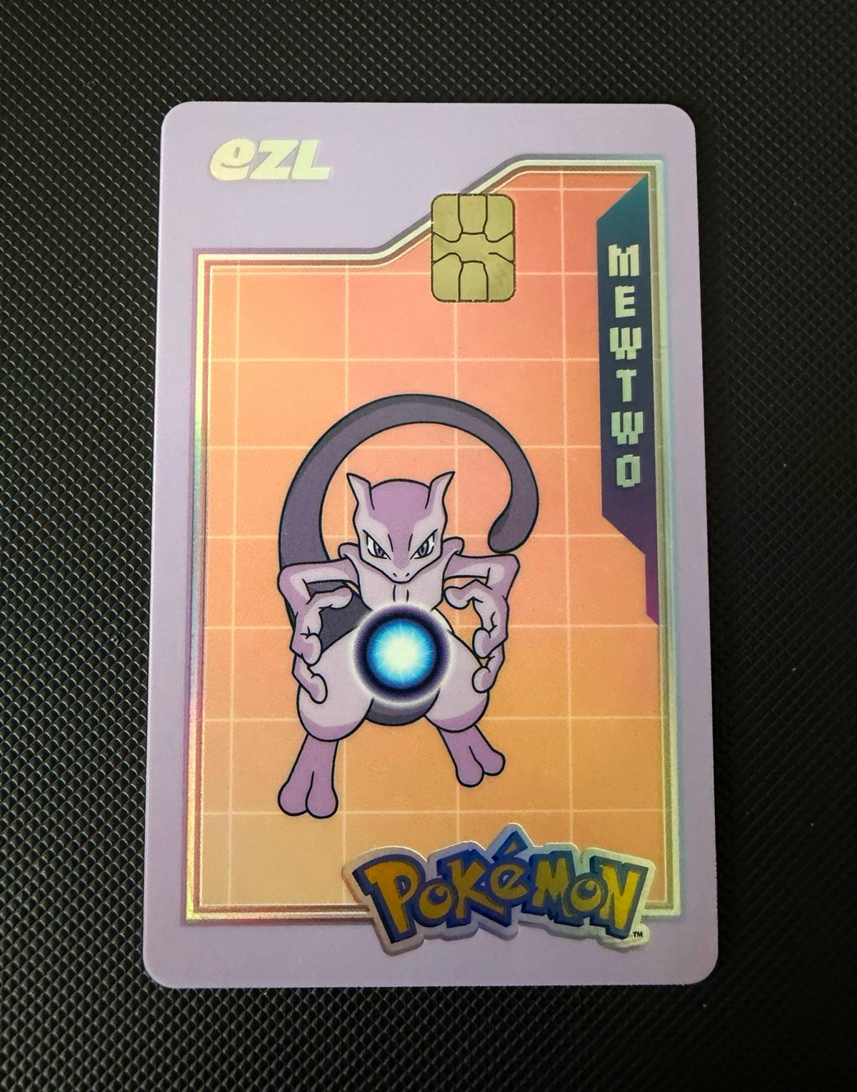 Pokemon 30th Anniversary EZL Transportation Card Mewtwo Korean Transit Card