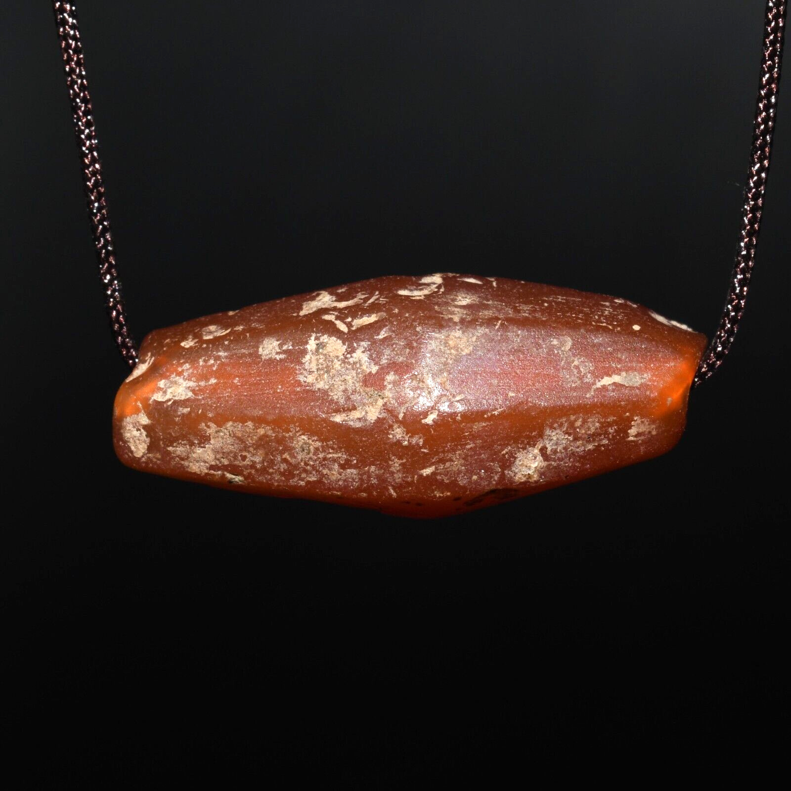 Genuine Ancient very Old Carnelian Hakik Stone Bead Est over 1500+ Years Old