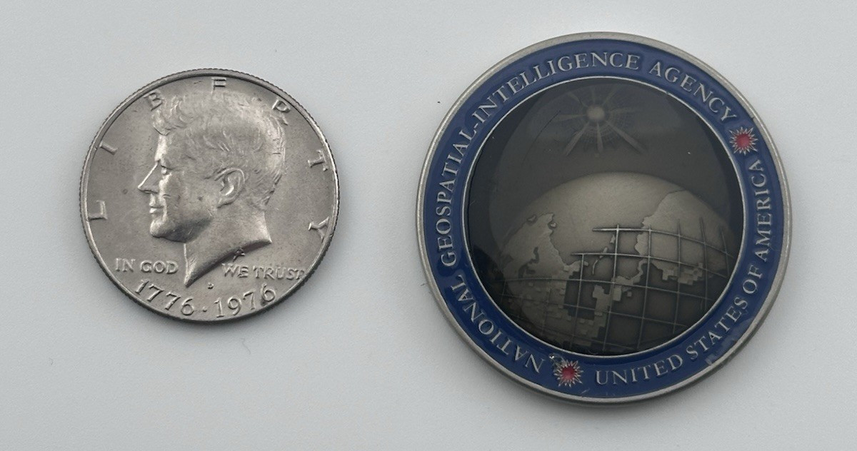 National Geospatial-Intelligence Agency NGA Deputy Director Challenge Coin